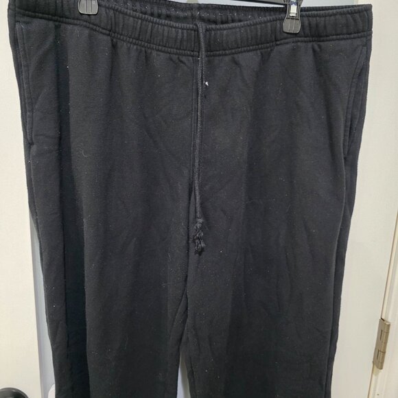 Universal Threads Black Wide-Leg Sweatpants XL – Cozy Casual Lounge Pants - Picture 2 of 9